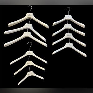 Moncler Elegant White Hangers Set of 10 Combo Unisex